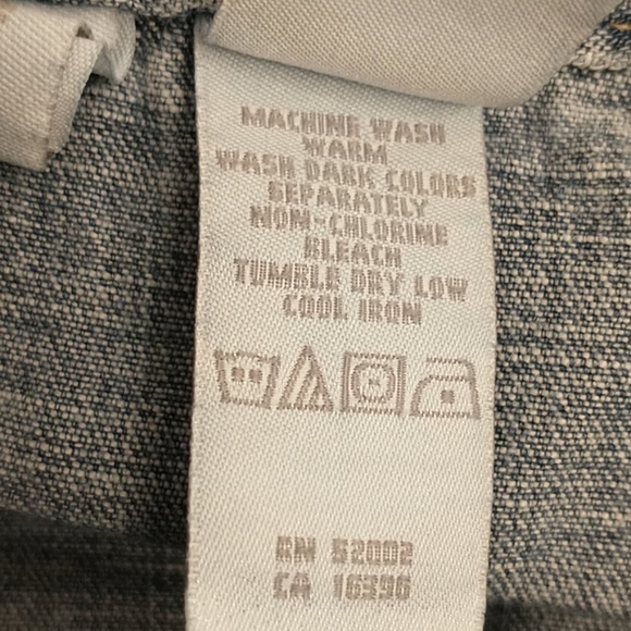 Denim Skort Short Skirt w Shorts Blue Jean sz 14 - Picture 11 of 12